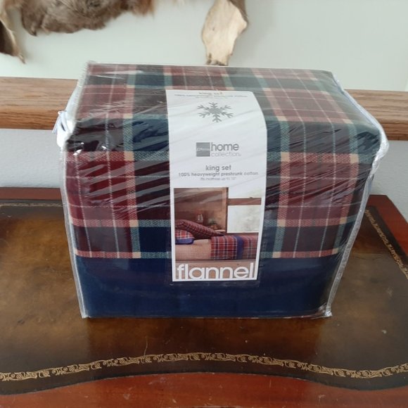 jcpenney Home Collection Bedding Flannel Sheets King Size Poshmark